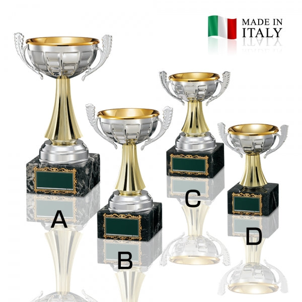イタリア製の金属優勝カップ O-CI-1050