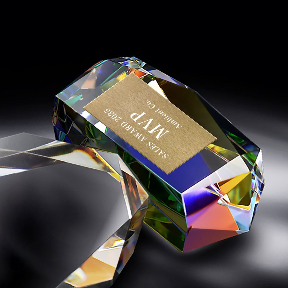 【最短翌営業日出荷】クリスタルトロフィー AL-P003 ☆デザイン確認なし