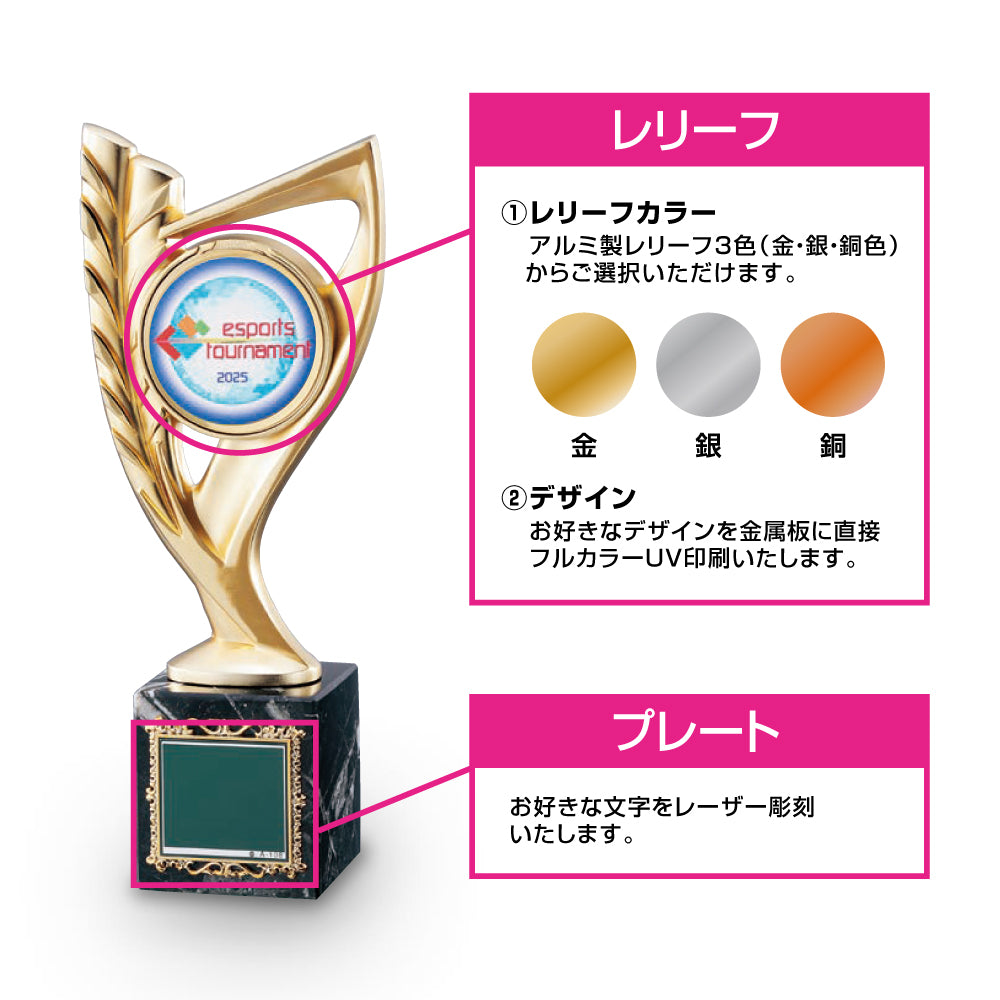 UVフルカラーレリーフトロフィー O-SH-7312