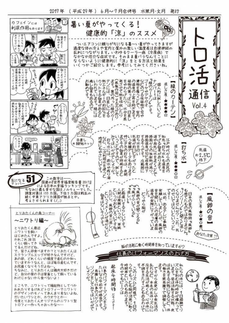 【トロ活通信　Vol4】